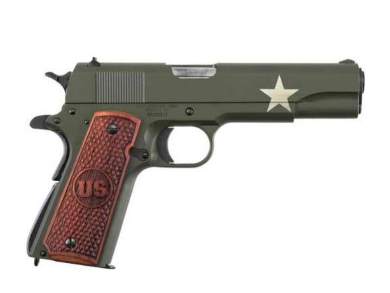 Handguns Auto Ordnance 1911 Tanker Edition 45ACP TANKER 1911 45ACP 5" GREEN •  • Model: 1911 Tanker Edition